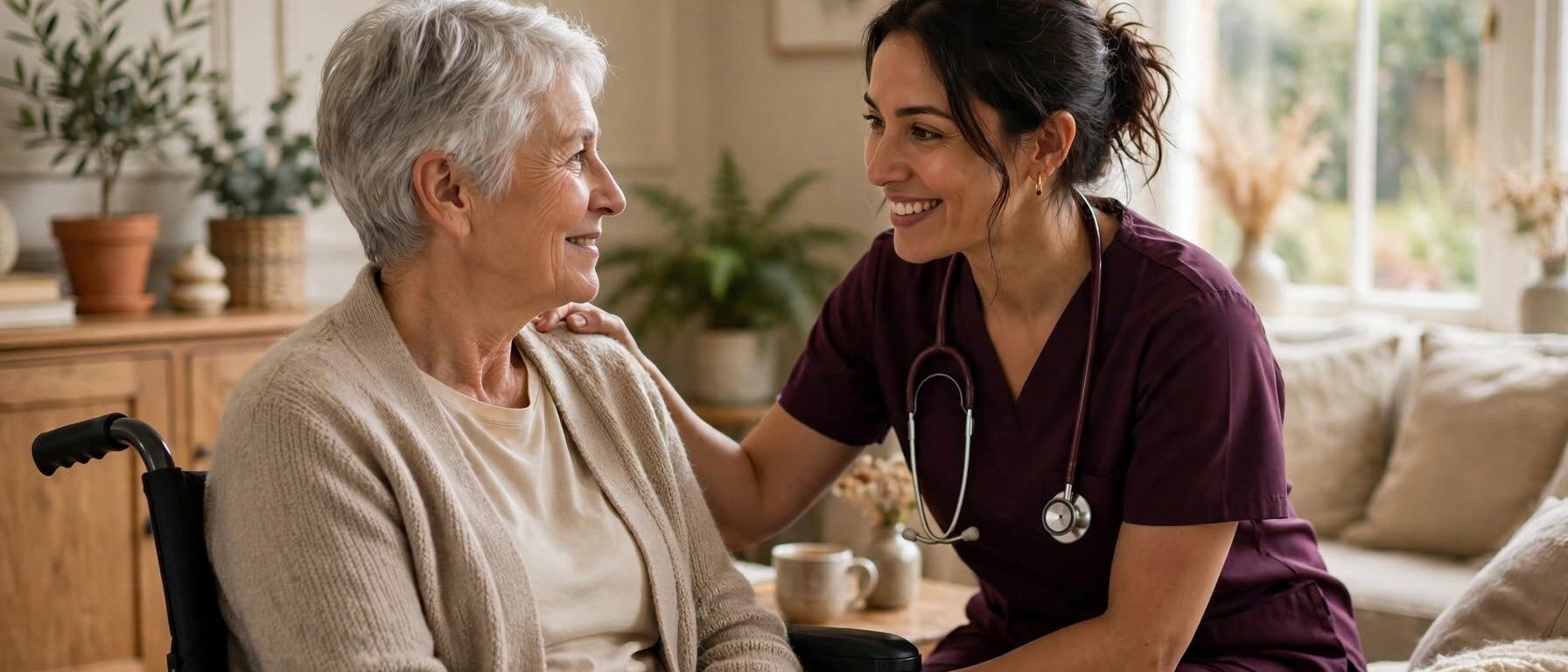 Registered nurse providing spinal injury care at home in Wolverhampton
