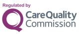 Regulated by Care Quality Commission (CQC) logo UK